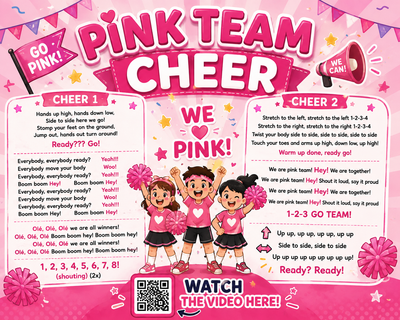Pink Team Cheer