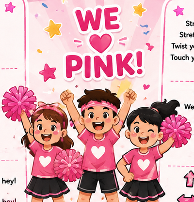 Pink Team Cheer