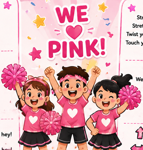 Pink Team Cheer