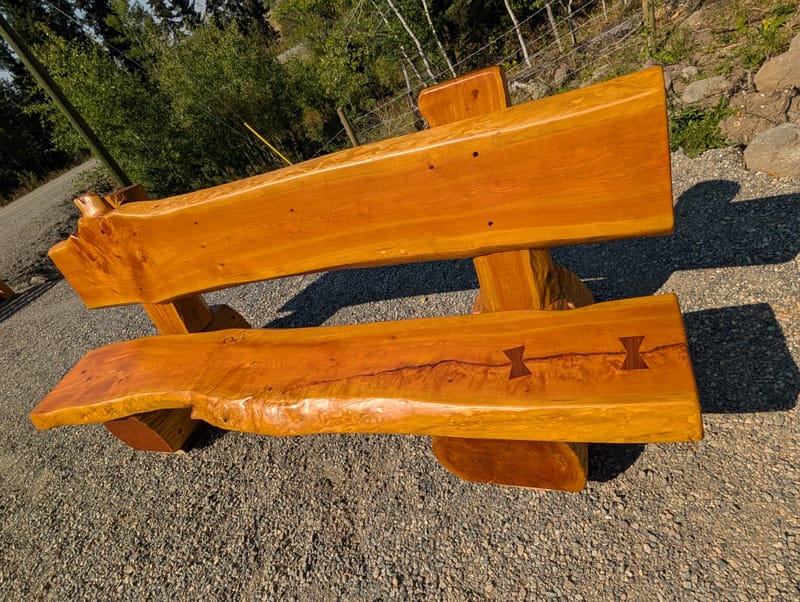 Outdoor Log Furniture