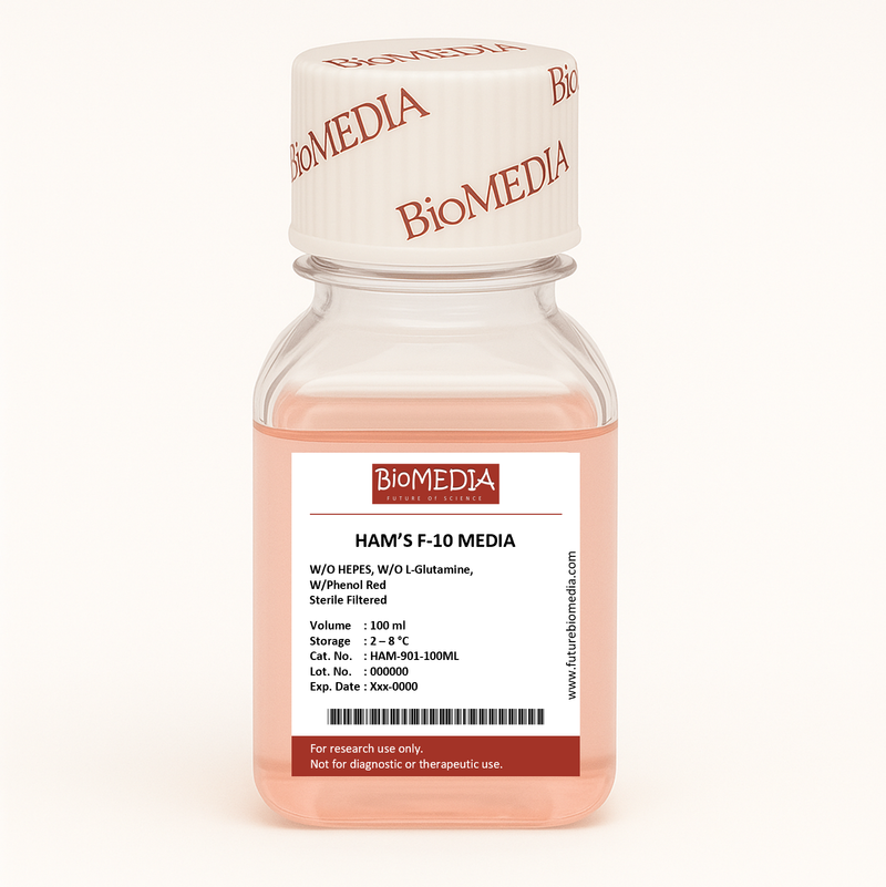HAM'S F-10 MEDIA W/O HEPES, W/O L-Glutamine, W/Phenol Red