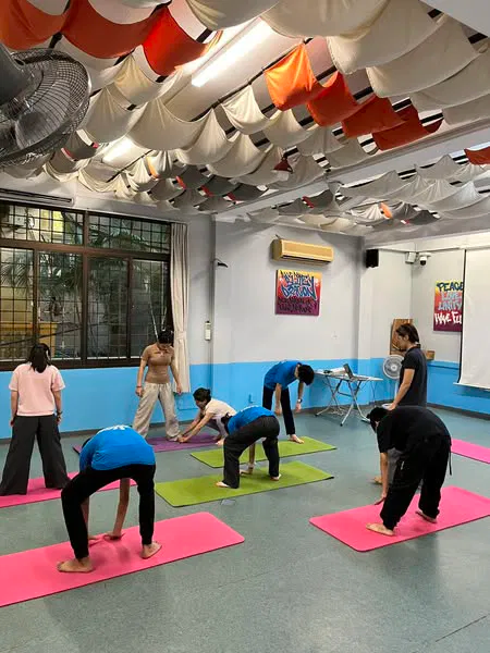 First TRE session with deaf youth!