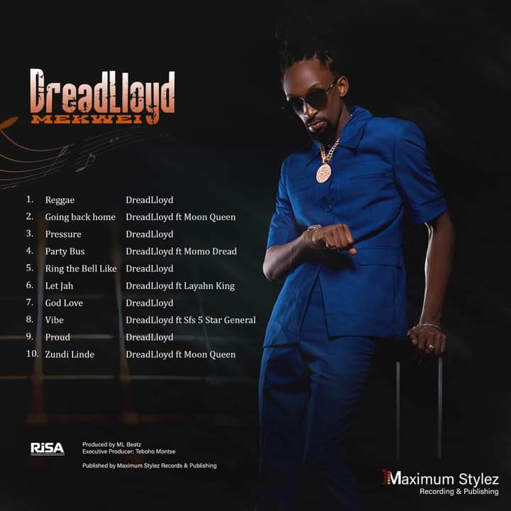 Dread Lloyd track list cover for the Mekwei Album