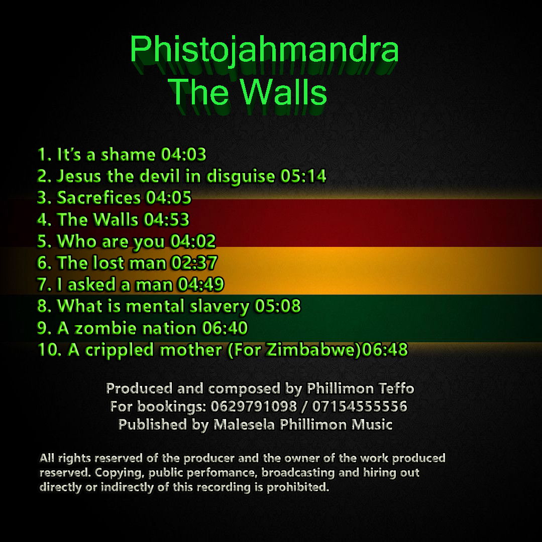 Phistojahmandra: Presents Reggae Dub Album "The Wall" [August 2022]