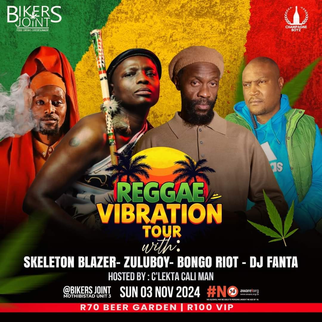 Biker's Joint Presents: Reggae Vibrations Tour With Skeleton Blazer x DJ Fanta x Bongo Riot x ZuluBoy