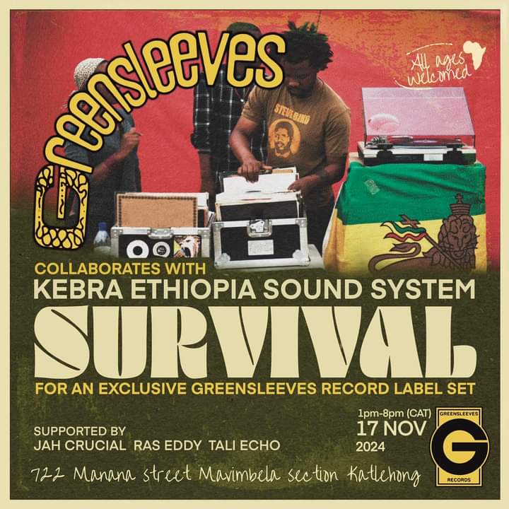 Greensleeves Records Collaborates with Kebra Ethiopia Sound System For A Historic "Survival Session" In Katlehong.