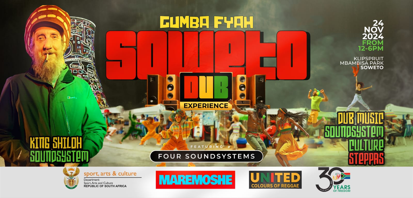 King Shiloh Sound System Set to Ignite Gumba Fyah Soweto Dub Experience