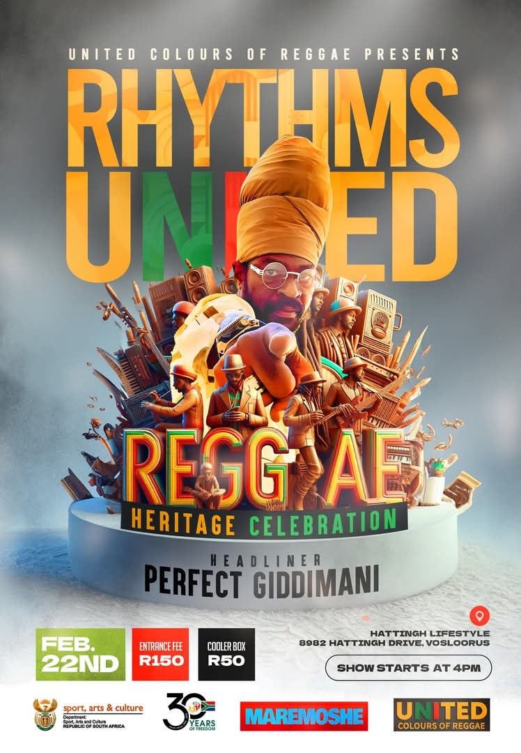 Perfect Giddimani Brings Reggae Fire to Vosloorus at Rhythms United Reggae Festival