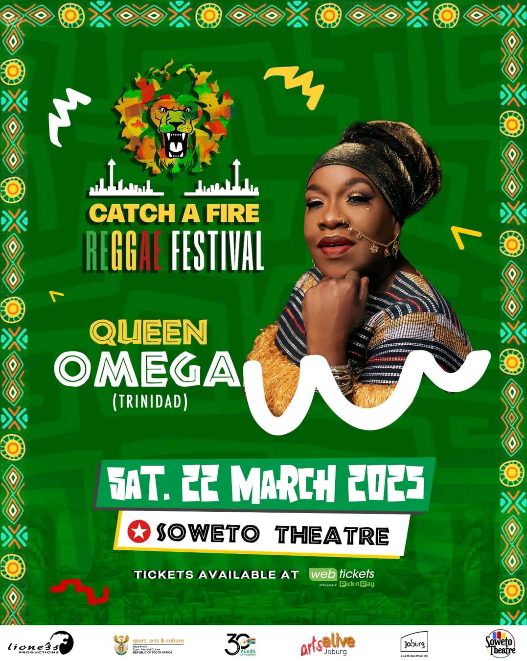 Queen Omega Set to Make Her Historic Debut in South Africa at Catch A Fire Reggae Festival 2025