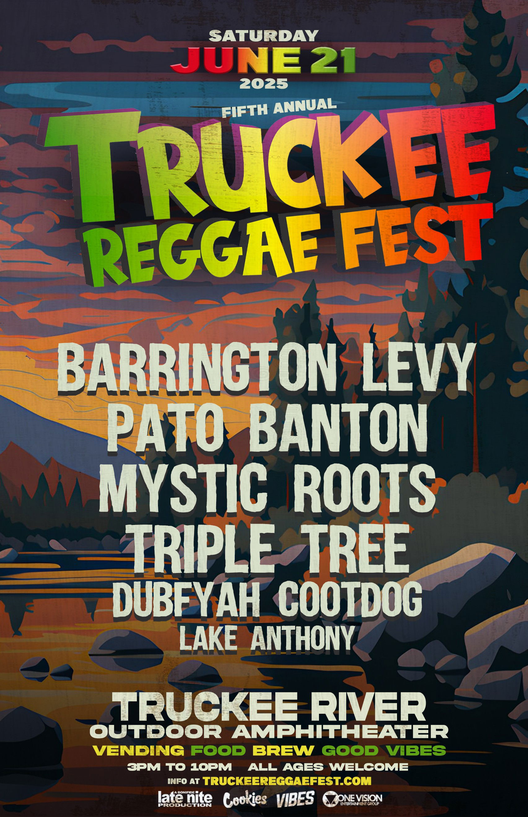 5th Annual Truckee Reggae Fest & Summer Solstice Celebration 2025