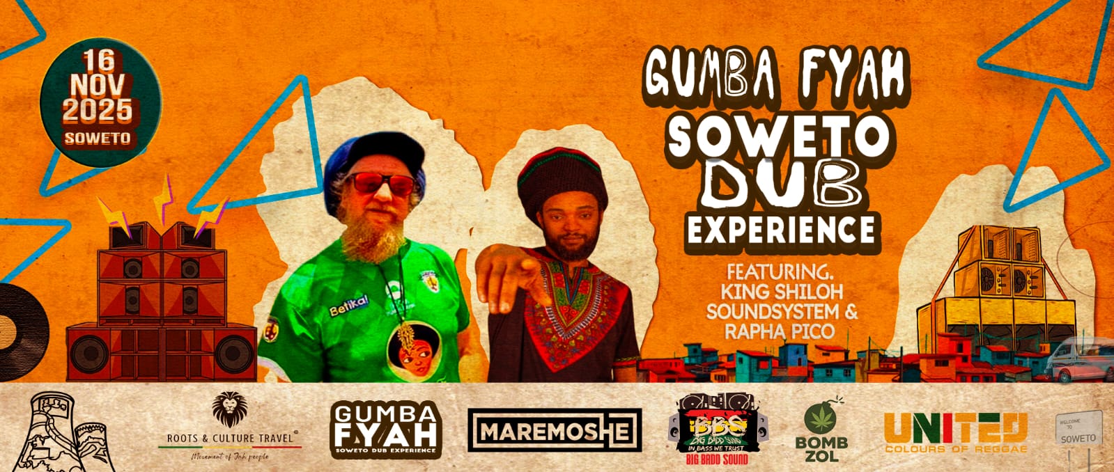 King Shiloh Soundsystem Returns To Soweto for the Gumba Fyah Soweto Dub Experience 2025.
