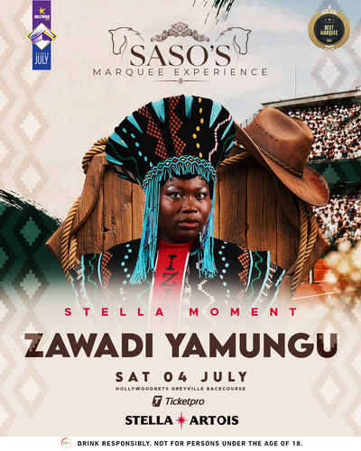Zawadi Yamungu Announced For SASO'S Marquee Experience In Partnership With Stella Artois