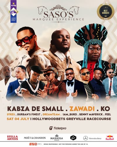 SASO's Marquee Experience Unveils Star-Studded Line-up, Luxury Partnerships And Unforgettable Experience For Hollywoodbets Durban July 2026