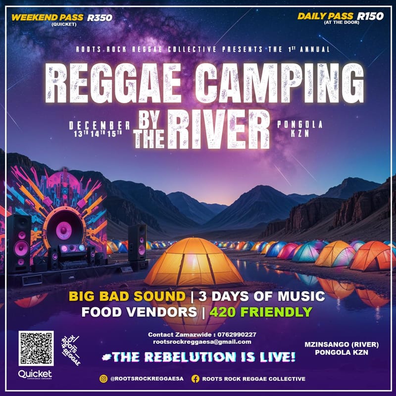 Roots Rock Collective & LNT Sound Presents: Reggae Camping By The River