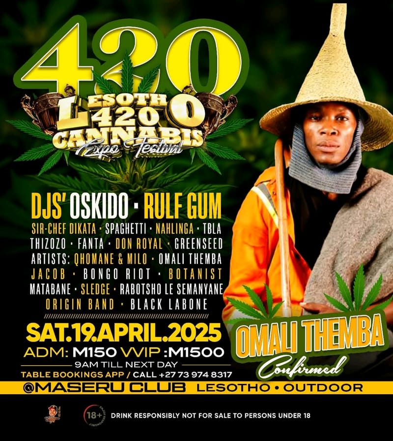 420 Lesotho Cannabis Expo Festival Set to Light Up Maseru on 19 April 2025