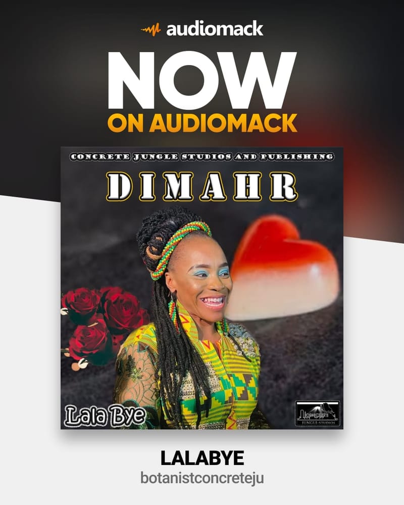 Concrete Jungle Studios and Publishing's First Lady, Dimahr, Releases New Love Song "Lala Bye" June 2025