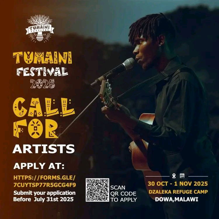 Call For Artists- 11th Tumaini Festival 2025 - Malawi