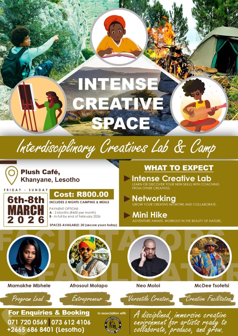 Call for Creatives: Artist Lab & Camp in Leribe, Lesotho