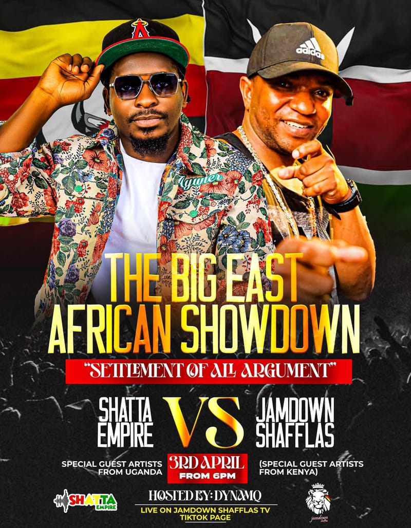THE BIG EAST AFRICAN SHOWDOWN: “Settlement of All Argument”
Shatta Empire 🇺🇬 vs 🇰🇪 Jamdown Shafflas TV — The Ultimate Clash of Sounds