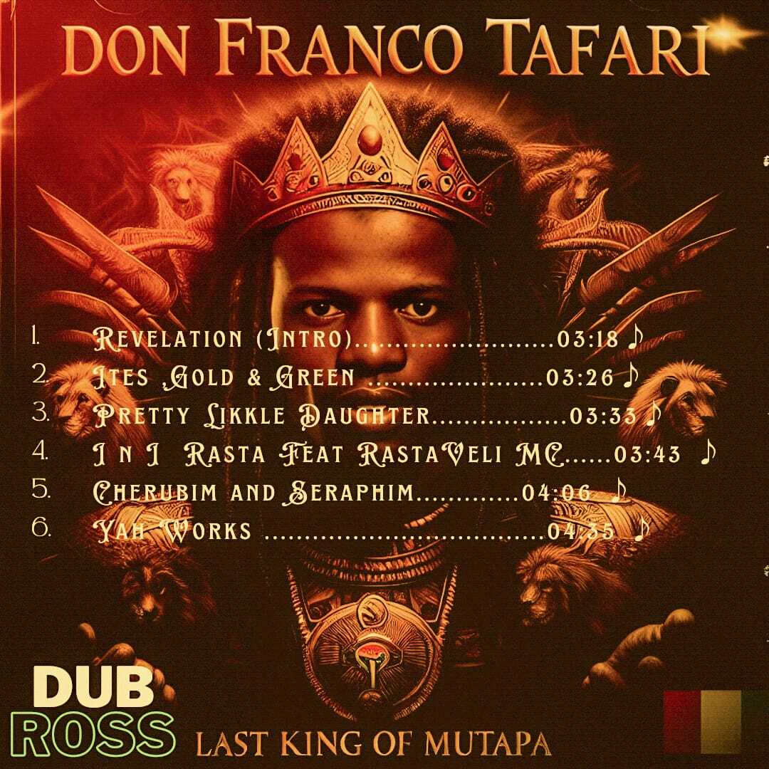 Don Franco Tafari Last King Of Mutapa Album Tracklist