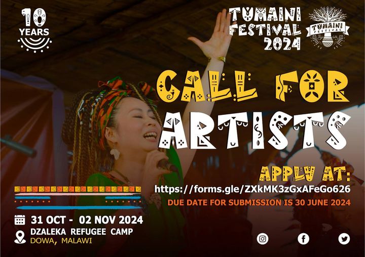 Tumaini Festival call for artists 2024