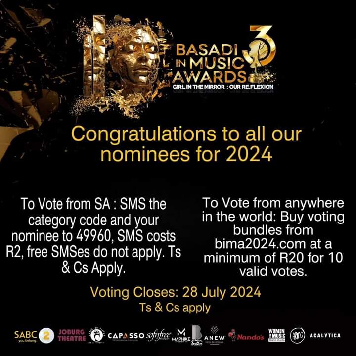 Basadi In Music Awards 2024 Reggae Artist Of The Year Award voting Poster