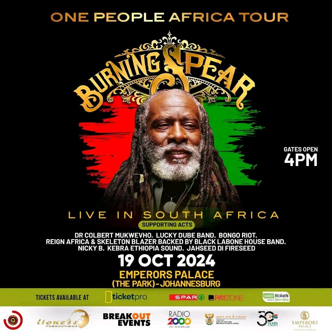 Burning Spear Live In South Africa "One People Africa Tour"