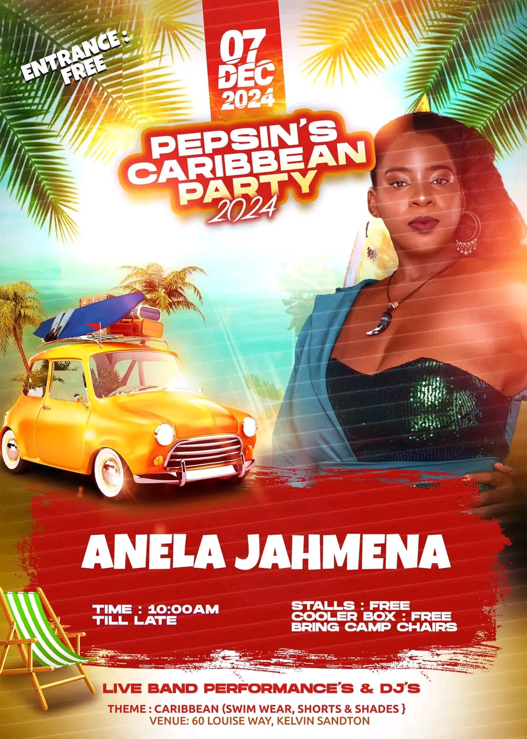 Anela jahmena Pepsin's Caribbean Party 2024 