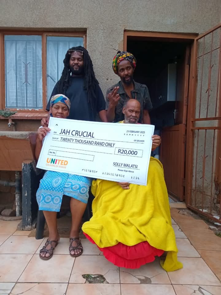 United Colours Of Reggae Donates R20,000 to Elder Jah Crucial  