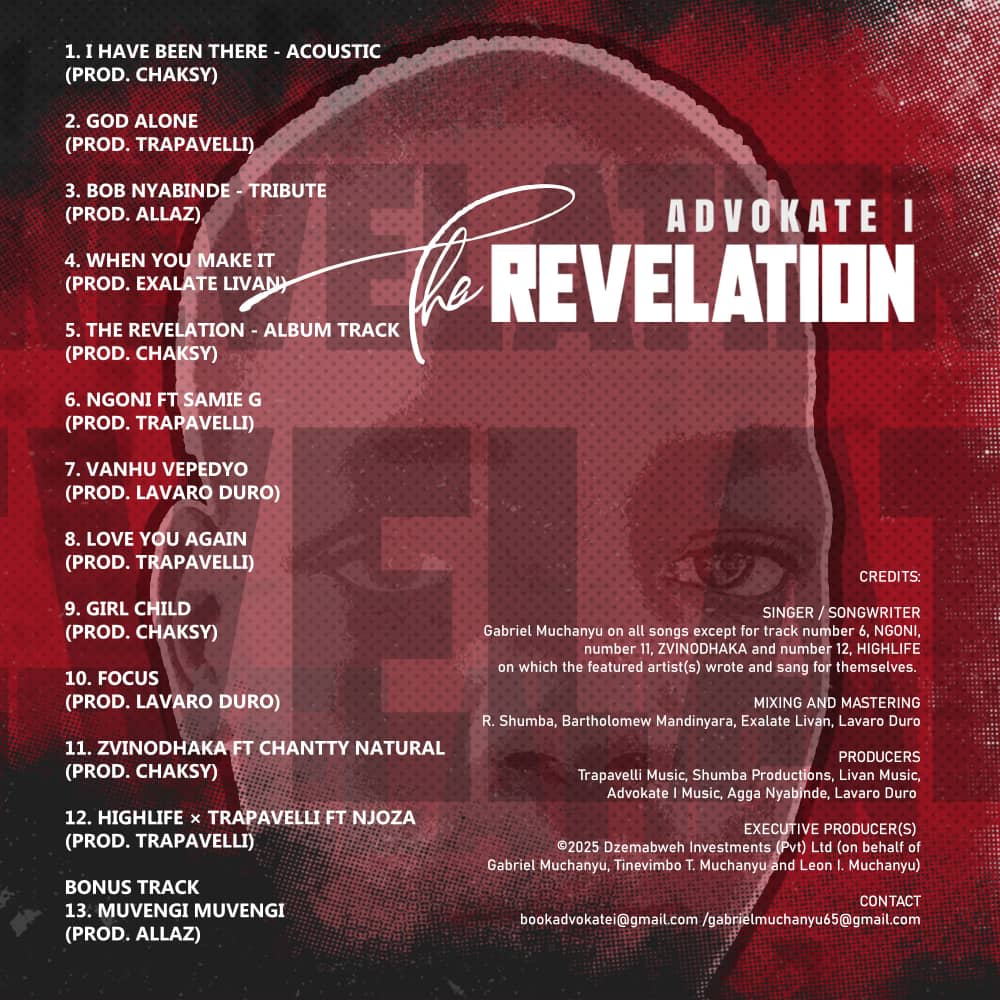 Advokate I Revelation Album tracklist