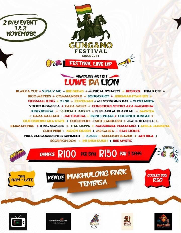 LARRY TEE OF LNTSound  THE SOUND SYSTEM DONATES TO Madzibaba Vemafaro  IN APPRECIATION OF HIS  ARTISTRY AND HIS UPCOMING PERFORMANCE AT Gungano Reggae Festival 2025