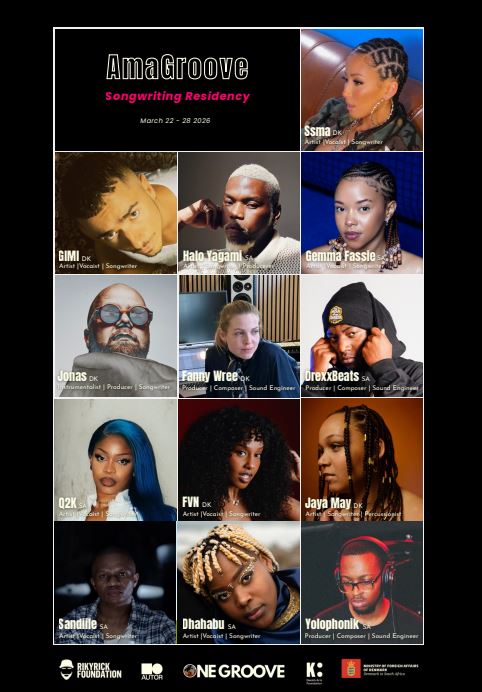 One Groove Announces Dynamic Line-Up for the 2026 AmaGroove Residency — A Cross-Continental Creative Experience Comes Back to South Africa