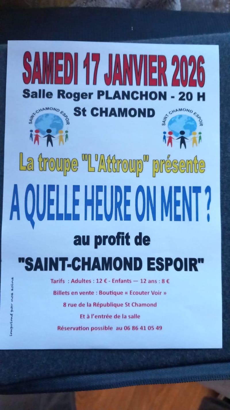 17 Janvier 2026 -Actualité Culture, théâtre !