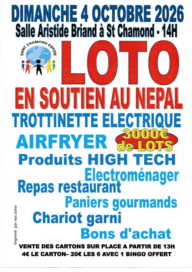 Loto d'automne, 4 octobre 2026