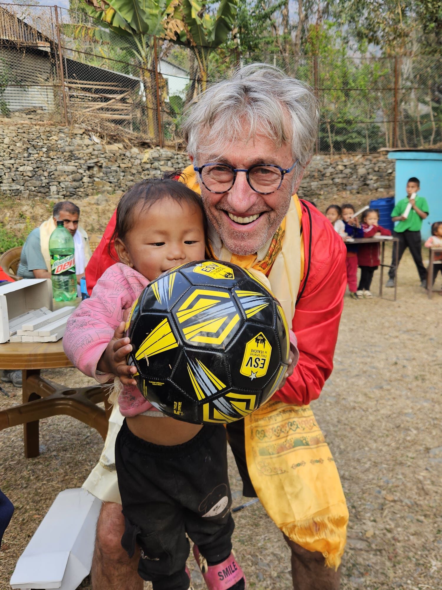 Distribution of school supplies