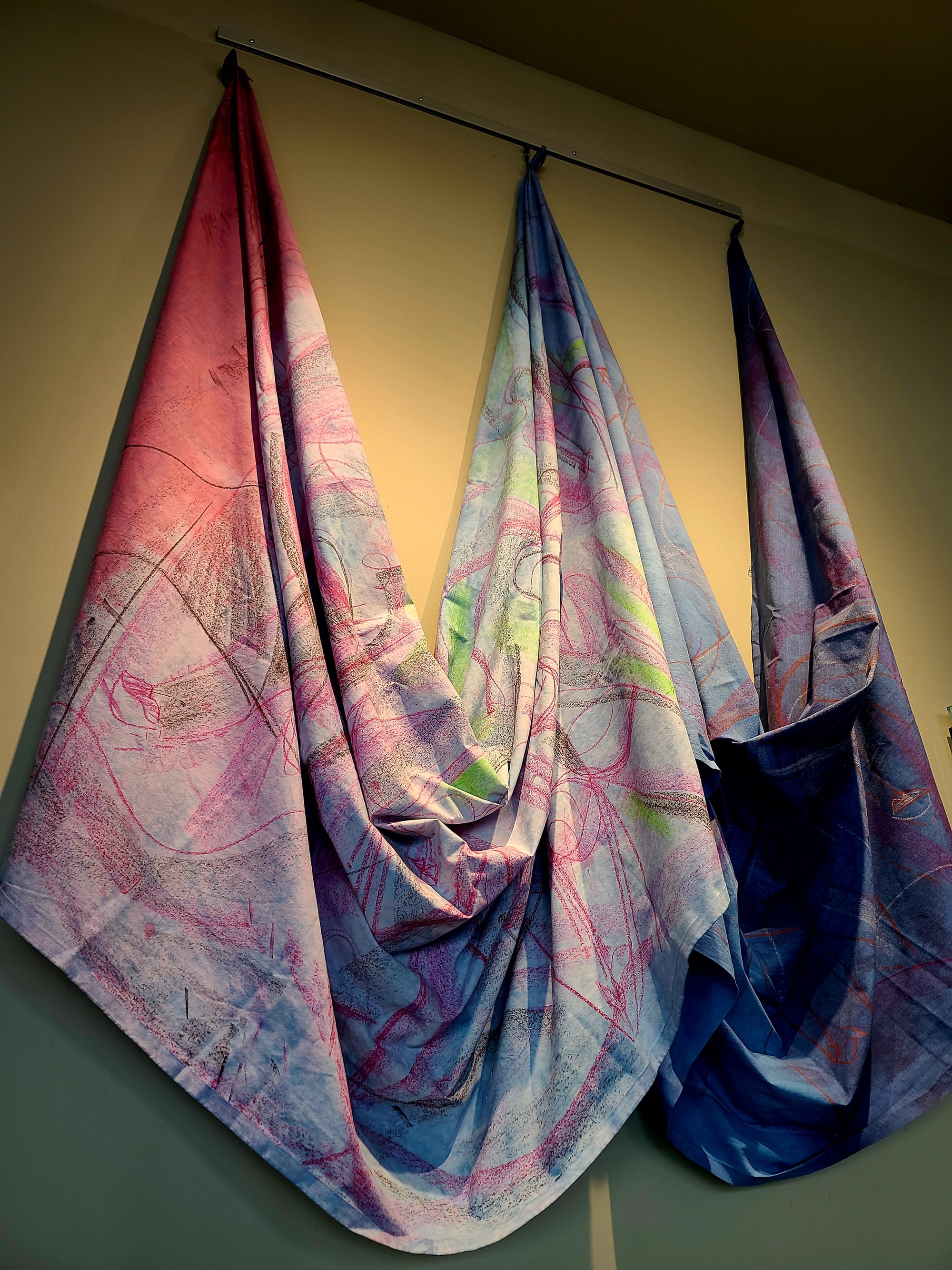 "Safe Spaces Series "Exhibition, 2023 at Northern Alberta Jubilee Auditorium, Edmonton, Alberta.