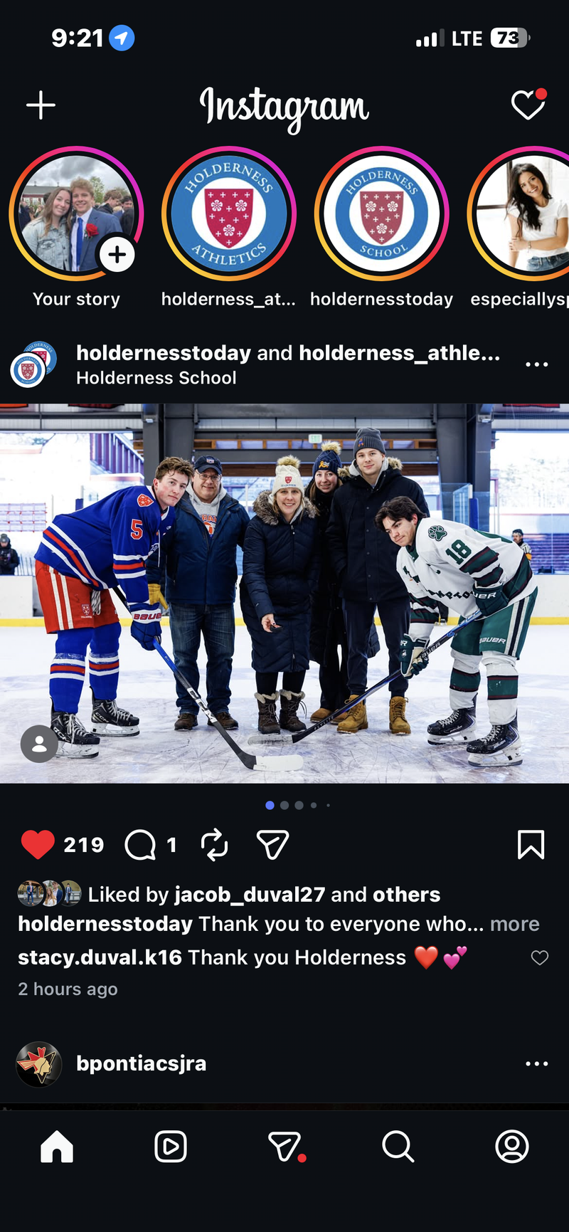 Remembering Sarah Through Hockey...