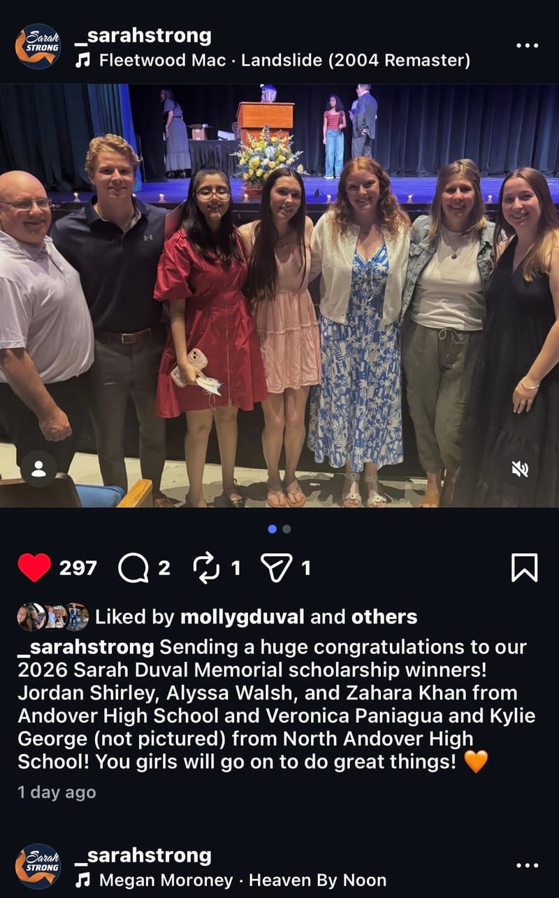 2026 Scholarship Winners... Congratulations to this years winners!