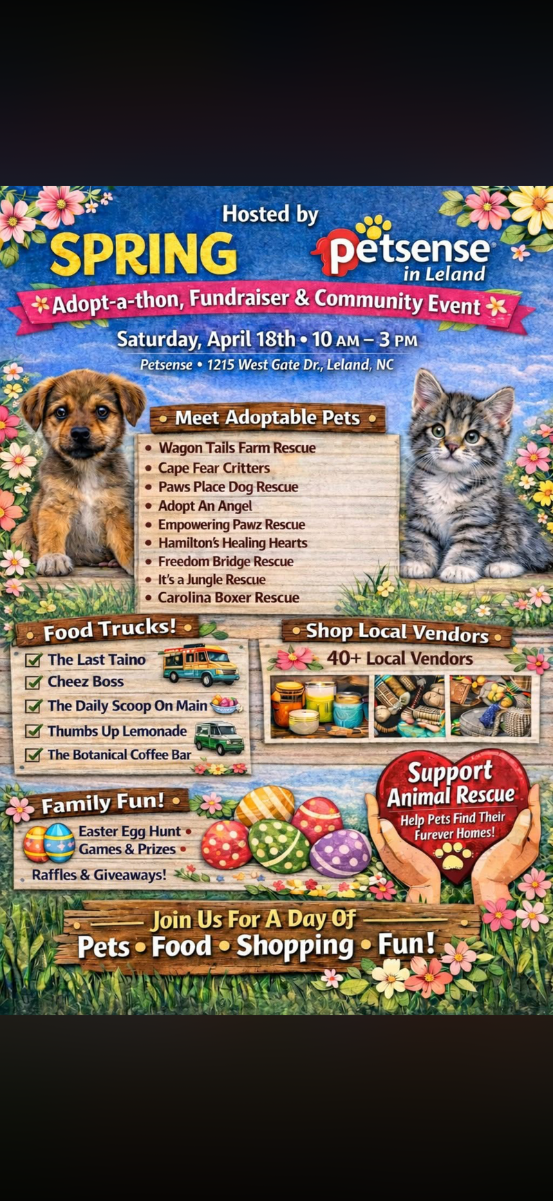 Sprint Adopt-a-thon, Fundraiser, & Community Event