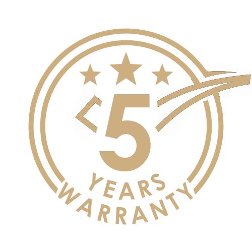 5 YEARS WARRANTY