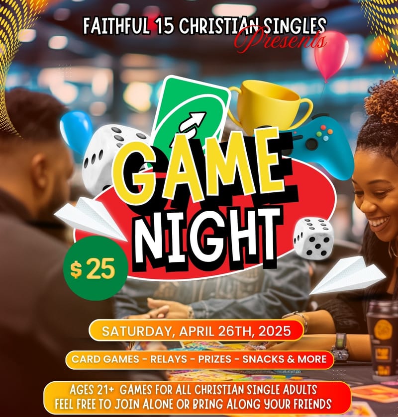 Game & Chill: The Single Christian Game Night Experience