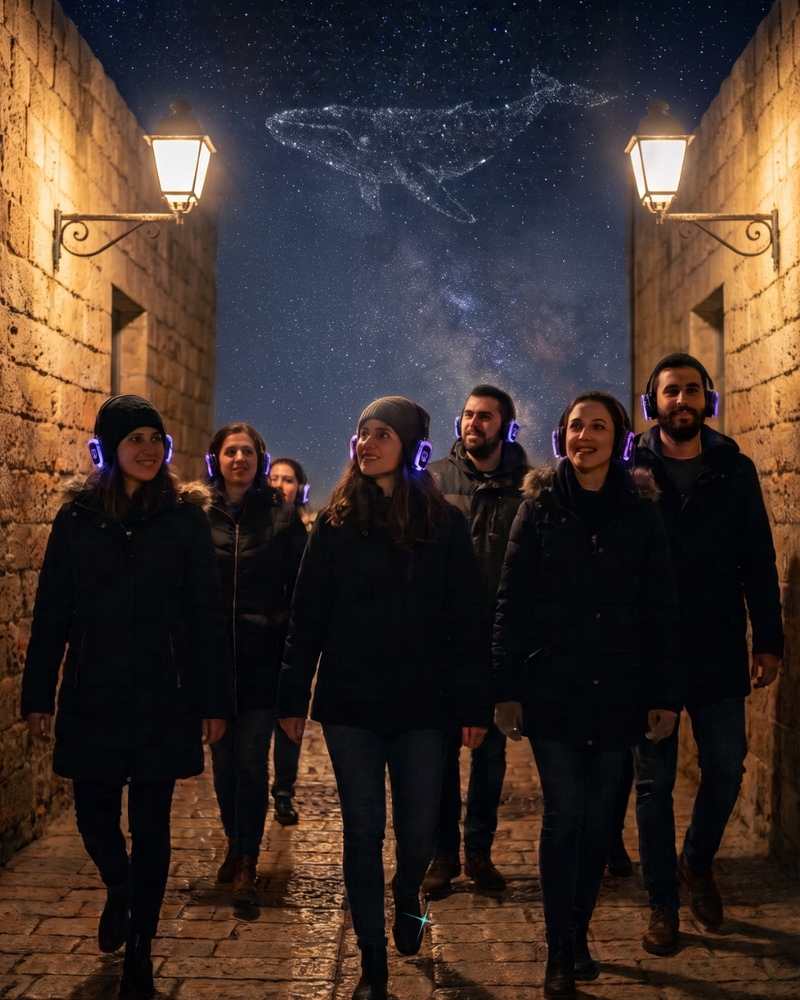 סיפור יונה - סיור אוזניות תיאטרלי