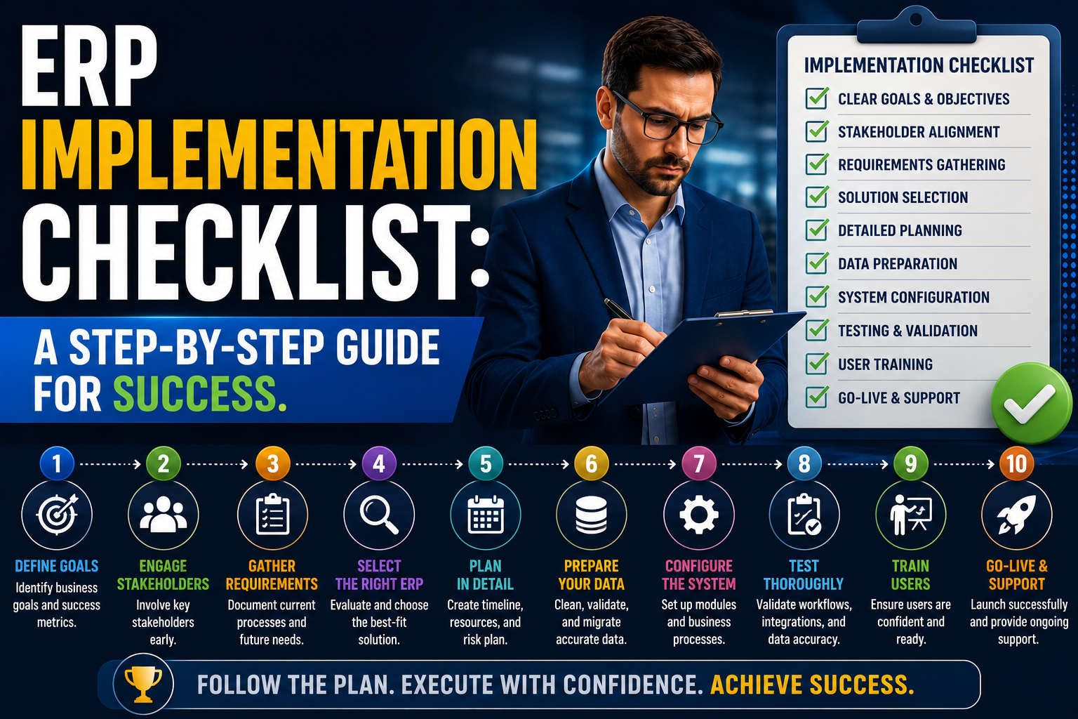 ERP Implementation Checklist: A Step-by-Step Guide for Success