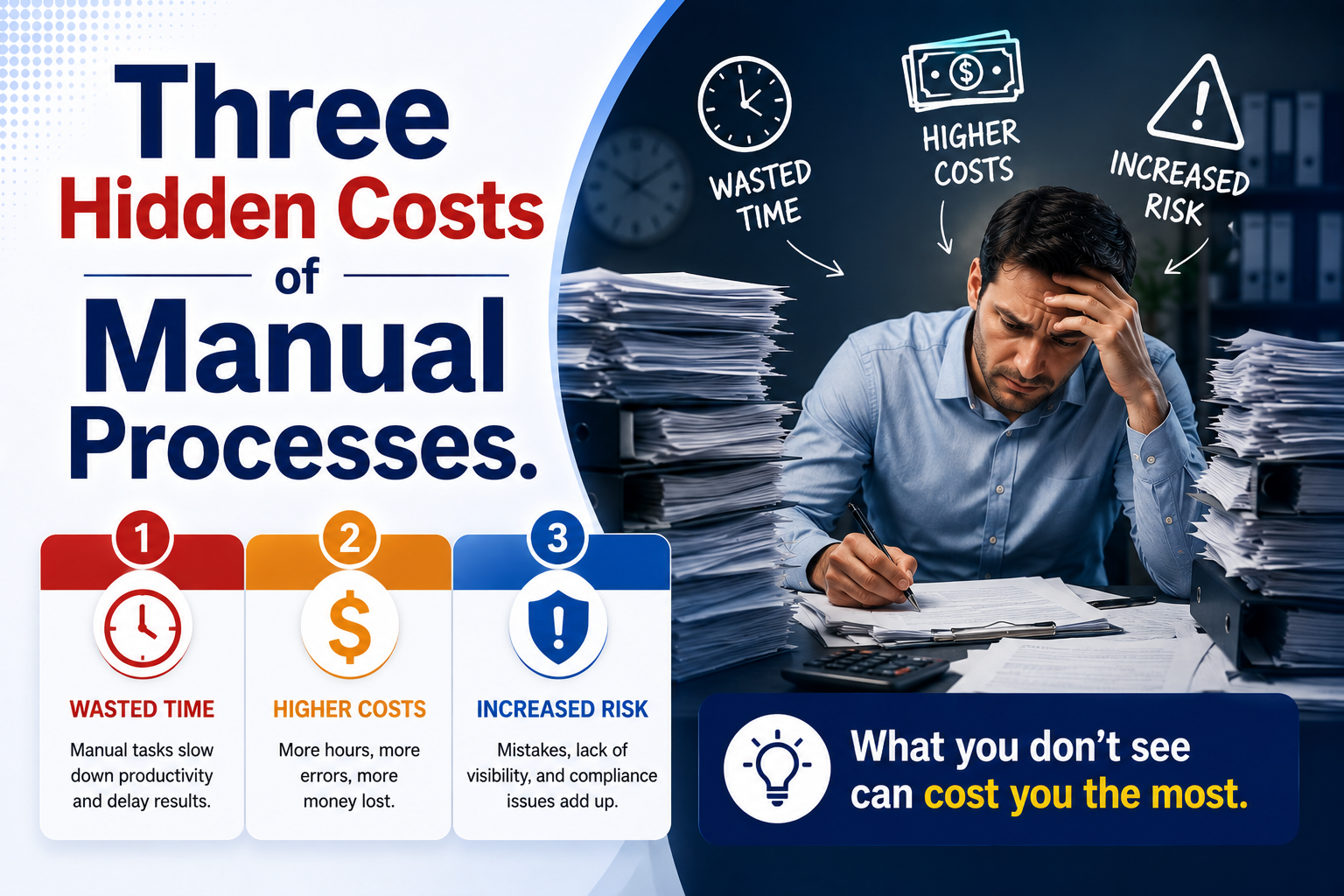 Three Hidden Costs of Manual Processes