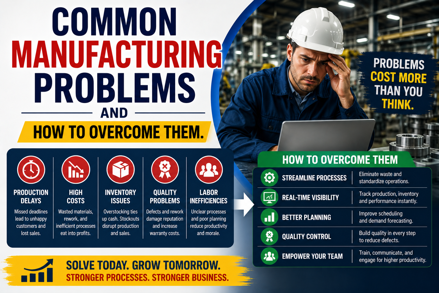 Common Manufacturing Problems and How to Overcome Them