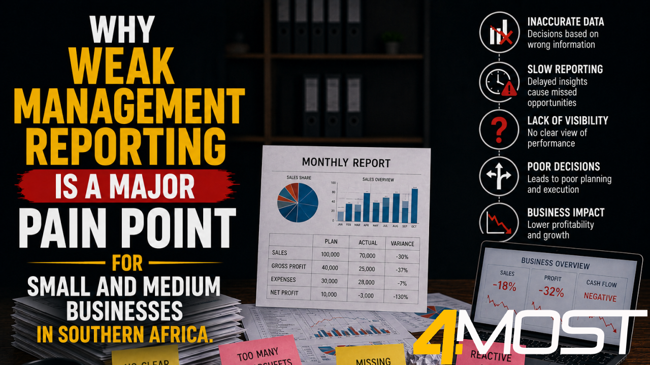 Weak management reporting