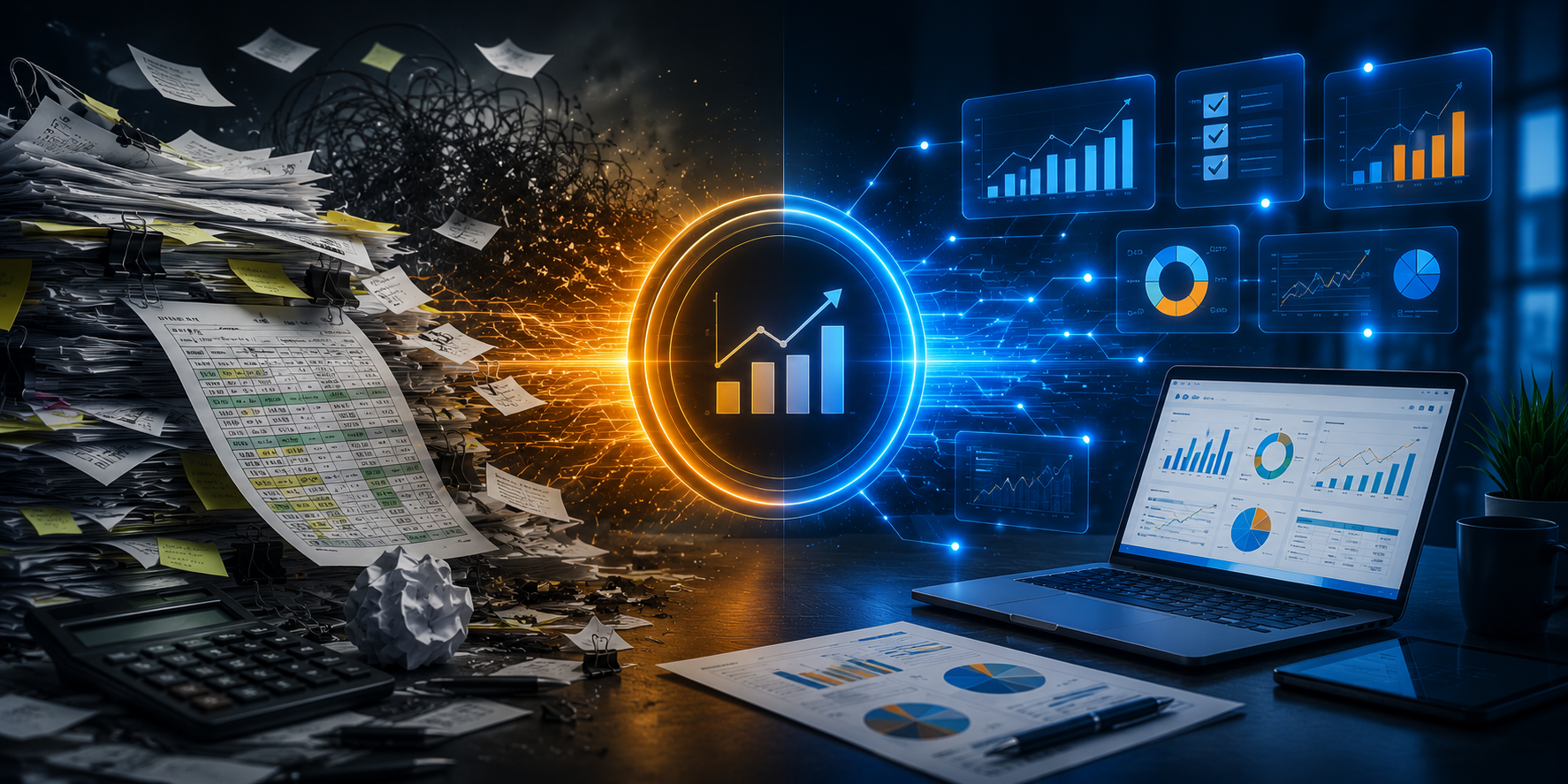 Manual processes and spreadsheet reliance