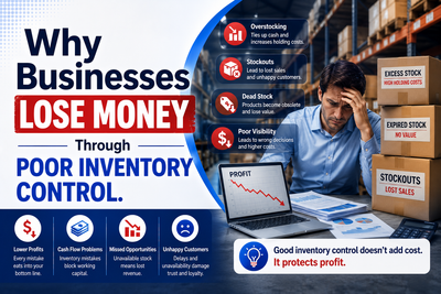Why Businesses Lose Money Through Poor Inventory Control