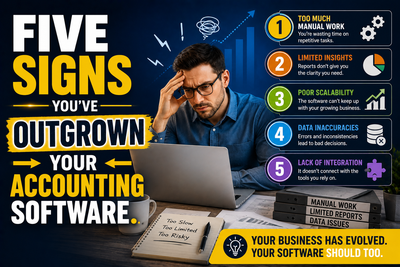 Five Signs You've Outgrown Your Accounting Software