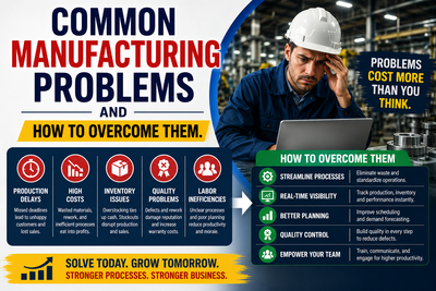 Common Manufacturing Problems and How to Overcome Them